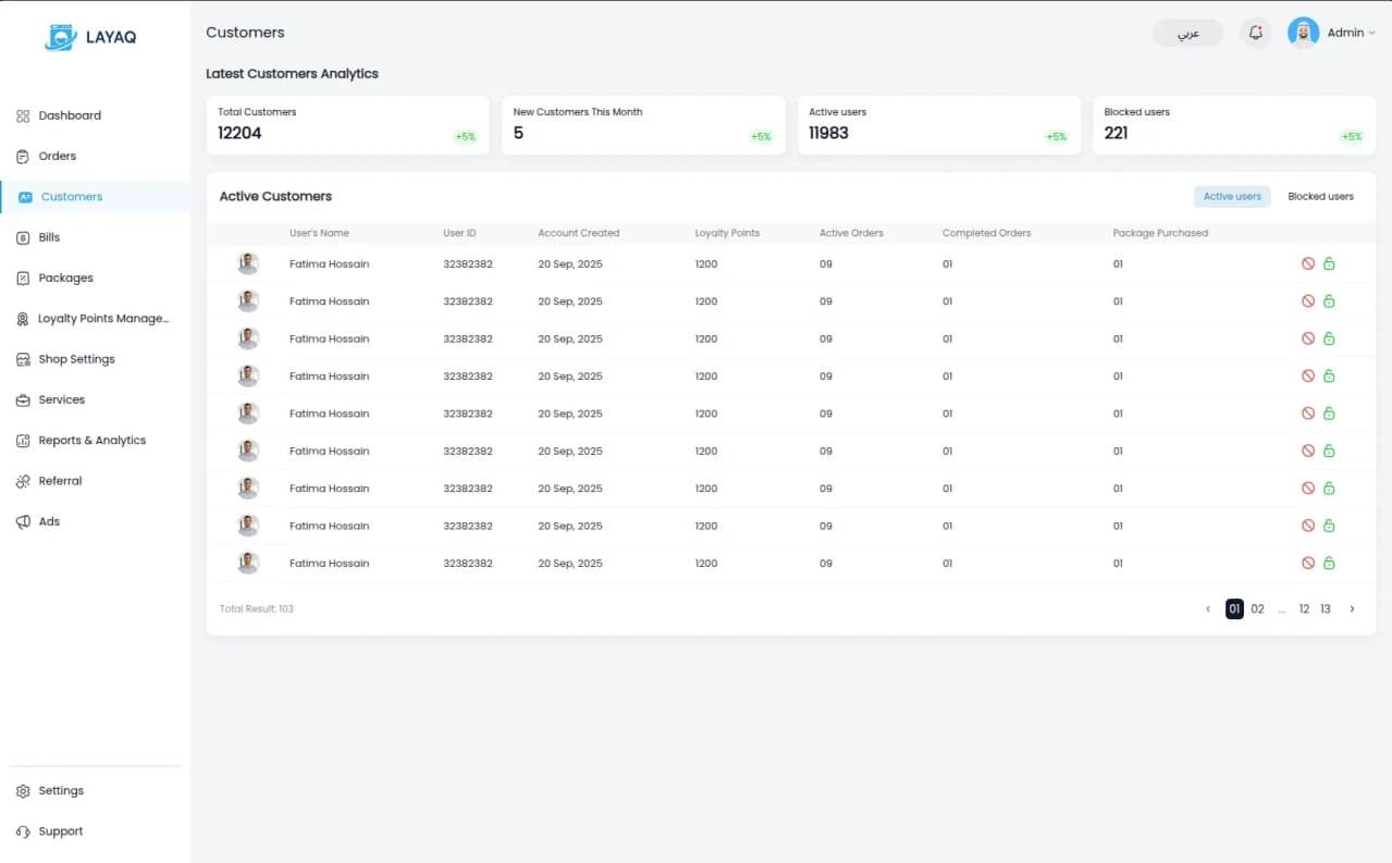 Tasbeen: Laundry Management System screenshot 5