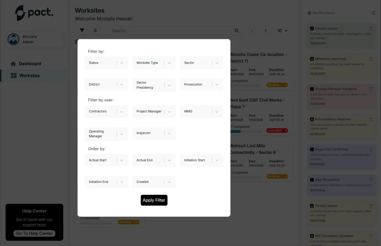 Engineering Project Management Platform screenshot 2