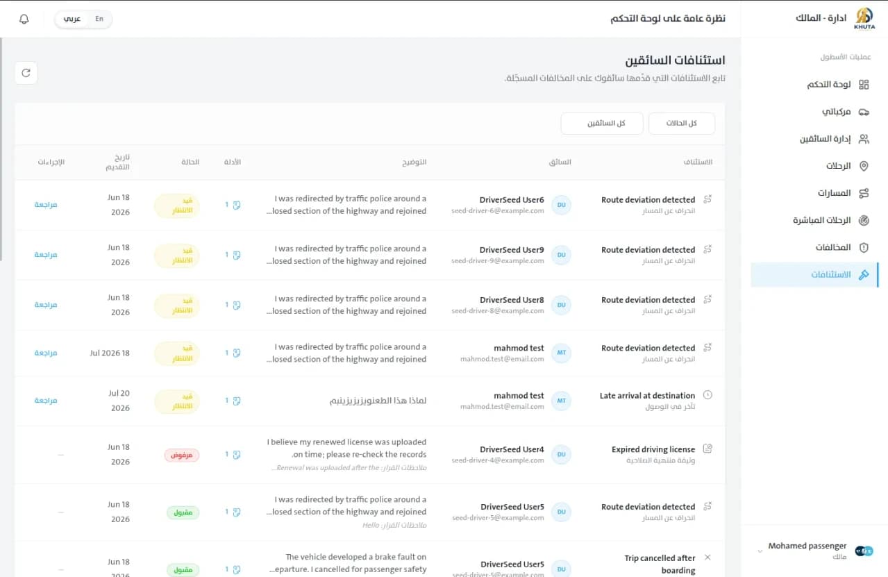 Khuta: Owner Dashboard screenshot 19