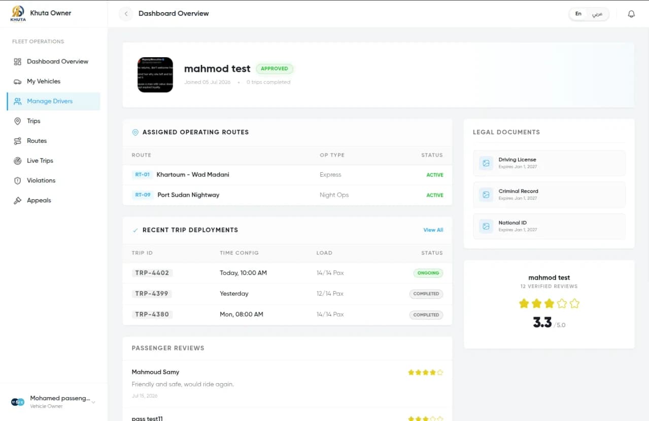Khuta: Owner Dashboard screenshot 31