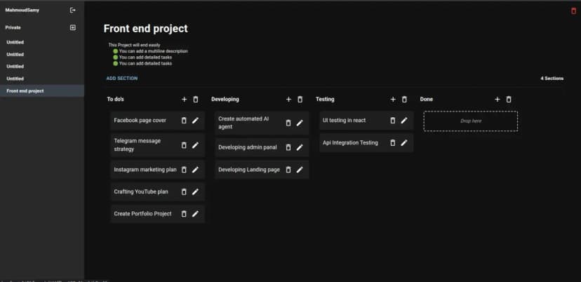Task Management kanban Board